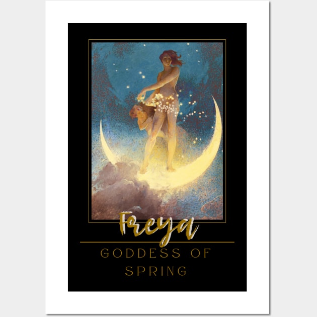 Goddess Freya Wall Art by Golden Eagle Design Studio